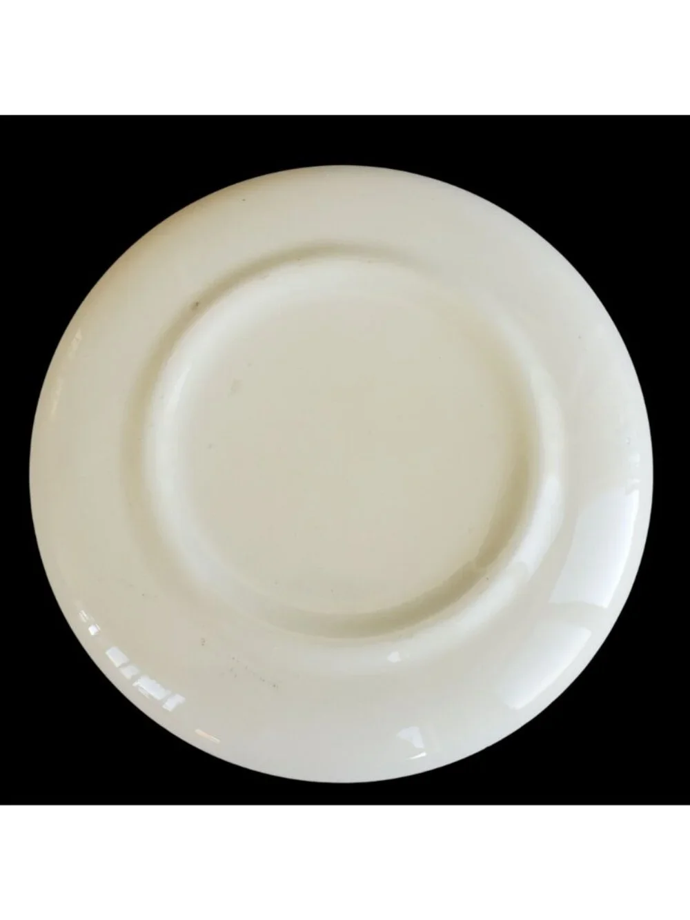 Vintage Green Transferware Currier Ives Log Cabin Pioneer Plate 8
